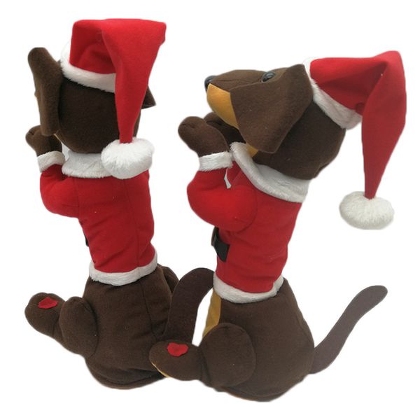 

New Soft Doll Musical Robot Dog Electronic Pet Toys Interactive Electric Pets Plush Toy Dog with Bell Christmas Gift For Kids