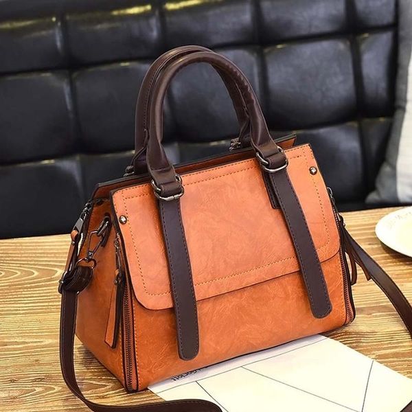 

leather bags designer handbags women shoulder crossbody bags 2020 shoulder bag simple wild messenger handbag women bag