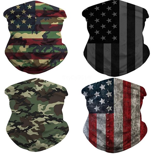 

outdoor seamless versatile magic scarf face mask scarf cycling riding masks warm neckerchief halloween costumes#676, Blue;black
