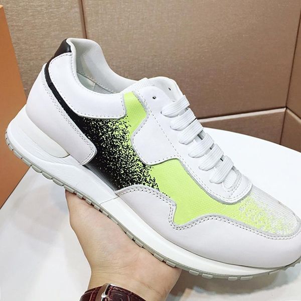 

fashion classic run away sneaker men 's shoes zapatos de lujo para hombre breathable vintage shoes lace -up low luxury men shoes d, Black