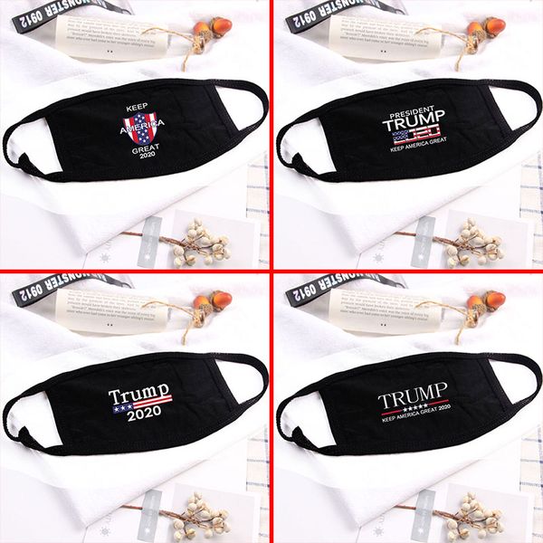 

dropshipping trump cotton face masks black cycling anti -dust woman men designer masks fashion printed black washable face mask c2203