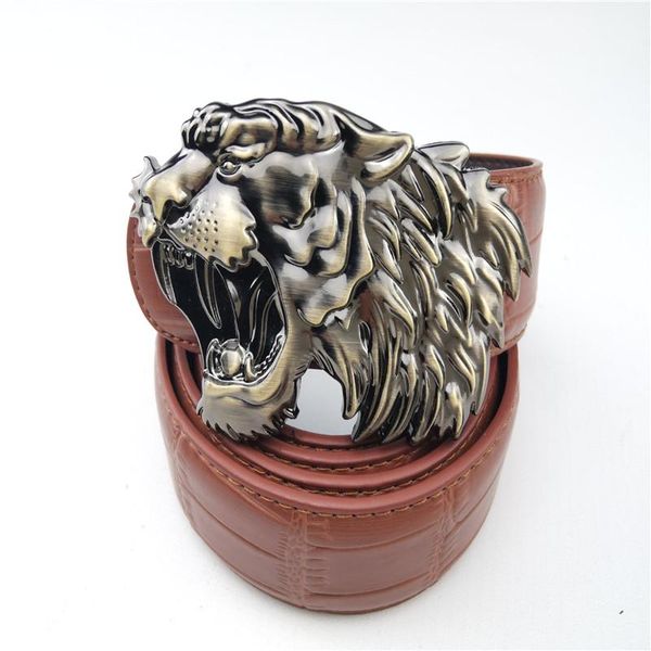 

designer belt cooper tiger buckle belts leather belts for men and women fashion luxury wait belt good quality, Black;brown