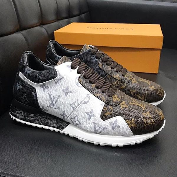 

new luxury casual mens shoes sneaker fashion sneakers run away sneaker vintage mens shoes luxury design chaussures pour hommes fast delivery, Black