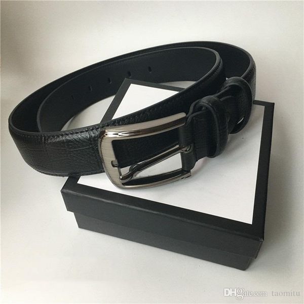 

design belt men and women fashion belt genuine leather luxury belt brand waist belts gold silver black, Black;brown