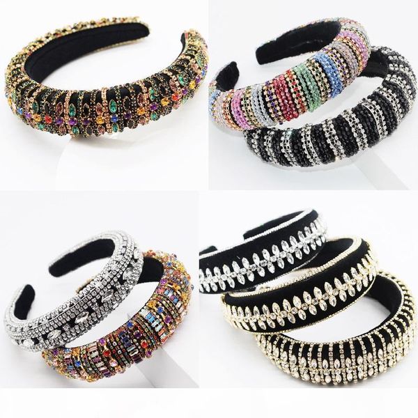 

hairband для групп женщин волос хооп барокко полный кристалл ободки для волос lady girls оголовье головной убор партии способа вспомогательн, Silver