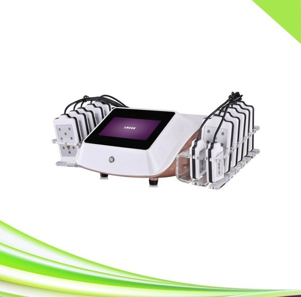 

14 pads non invasive lipolysis lipo laser body slimming laser lipo machine