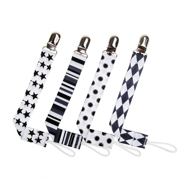 

polyester double-sided baby pacifier 4 pack polyester double-sided clip nipple chain baby pacifier chain clip 4 pack nipple nipple