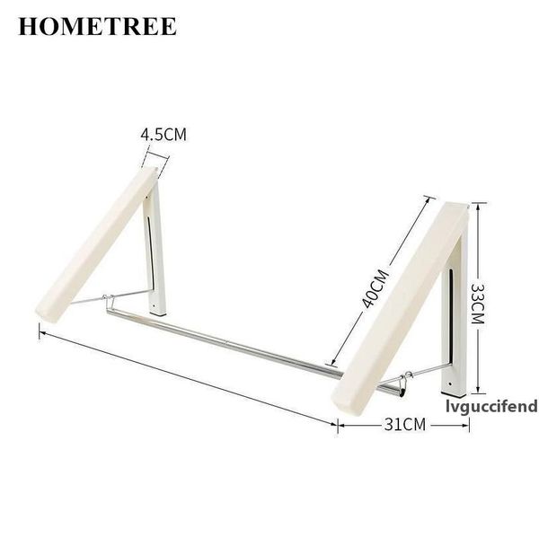 

hometree retractable fold drying rack wall hanging bathroom balcony l small hidden hanger magic folding drying rack h452 t200605