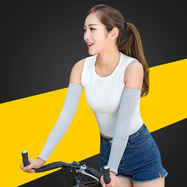 

gs30k outdoor sunscreen silk seamless high elastic breathable sweat absorbing sports cycling driving arm bicycle ice sleeve drive ice sleeve