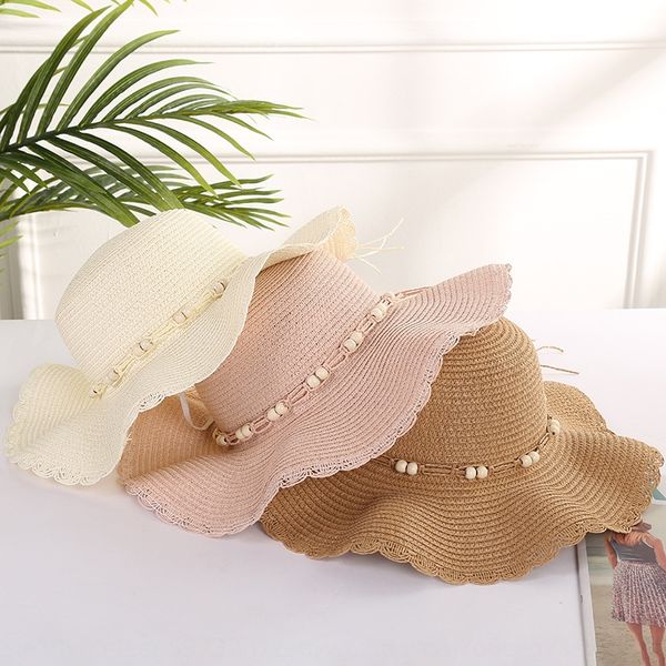 

women's new hipster wave women's straw straw new sun hat hipster wave sun hat, Blue;gray