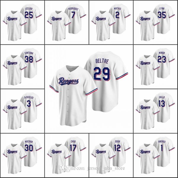 

texas rangers #12 rougned odor 17 shin-soo choo 29 adrian beltre men women youth custom white replica home jersey, Blue;black