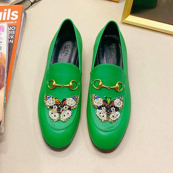 

fashion new women shoes flat leather shoes women's casual 110601, Black