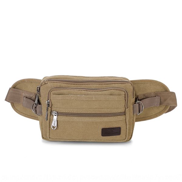 

drdpy men's multi-layer riding tactics running outdoor sports mobile phone canvas wear-resistant outdoor sports waist running bag mobil
