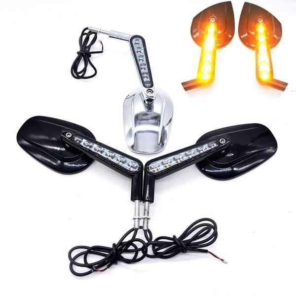 

for 09-17 vrod vrscf led front turn signal motorcycle rearview mirror modified retroreflector
