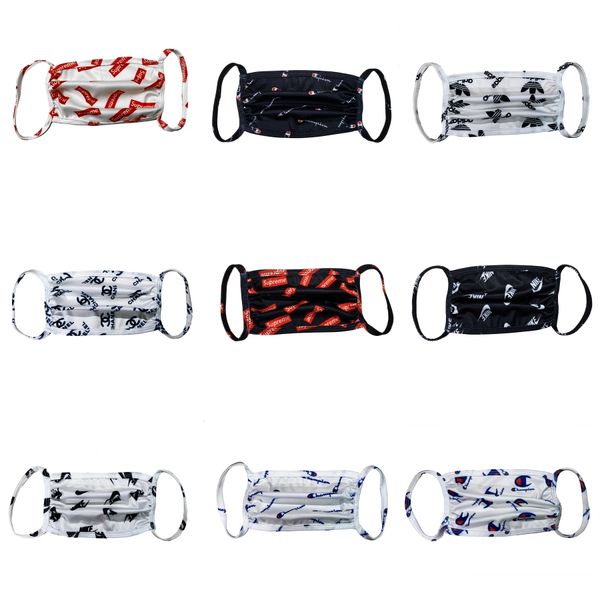 

new multi-design skull face mask digital printing protective mask with filter chip dustproof pm2.5 smog mask for#117, Blue;pink