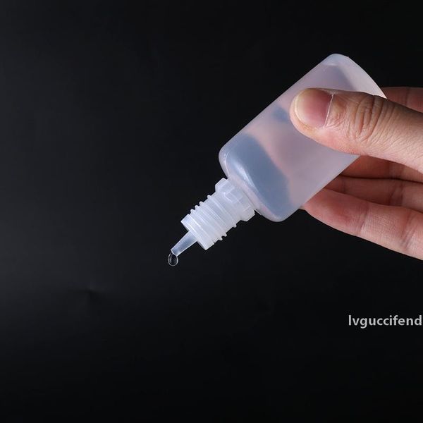 

new 5-10-15 20 30 50 60 100 120mlpe oil bottle electronice oil bottle press safety anti-theft caps mylovethome