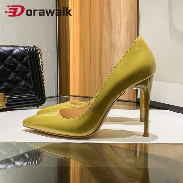 

yellow woman pumps shoes for women pointed toe  8 6 cm party dress celebrity fashion fetish high heels plus size  11 12, Black
