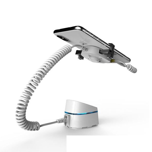 

remote control mobile phone security display stand iphone/samsung anti theft device smartphone burglar alarm system holder with clamp