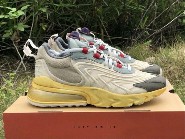 

new release travis scott x eng react cactus trails jack running shoes starfish dark hazel men women sports sneaker