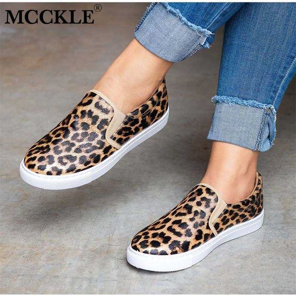 

women's leopard flats print loafers autumn 2020 pu leather casual fashion ladies shoes platform comfort spring female footwear, Black