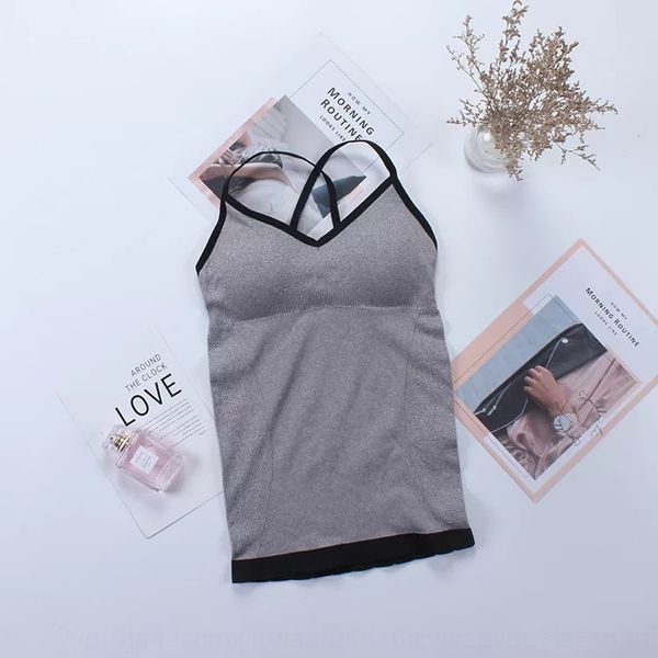 

8823 us strap chest pad camisole girl slim solid color ice shoulder strap underwear silk anti-exposure bottoming bra bra underwear, White