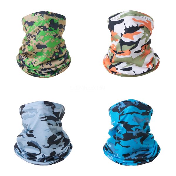 

camouflage digital printing outdoor hiking multi-purpose skull scarf without brim hat wristband sweat-absorbent magic turban#246#746, Black