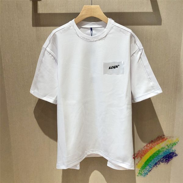 

embroidery real pics t-shirt men women 1 1 quality casaul oversize korean t shirt, Black