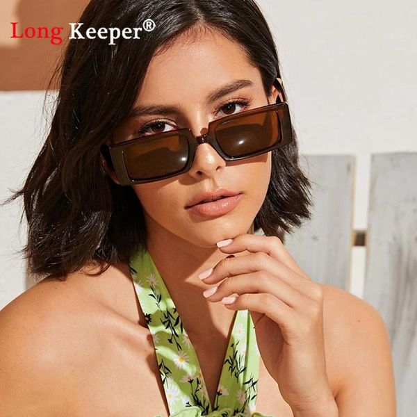 

big rectangle narrow sunglasses women square design ladies sun glasses for women shades lunette de soleil femme, White;black