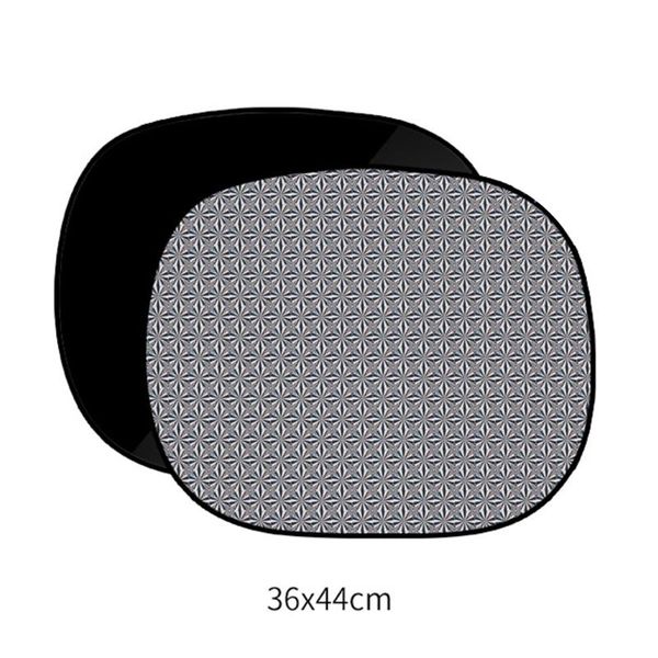 

visor car sun shade cover block static cling sunscreen black 2 pcs pvc
