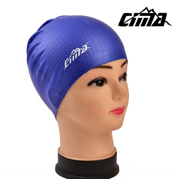 

particles silicone pure color silicone swimming cap particles non-slip waterproof swimming cap