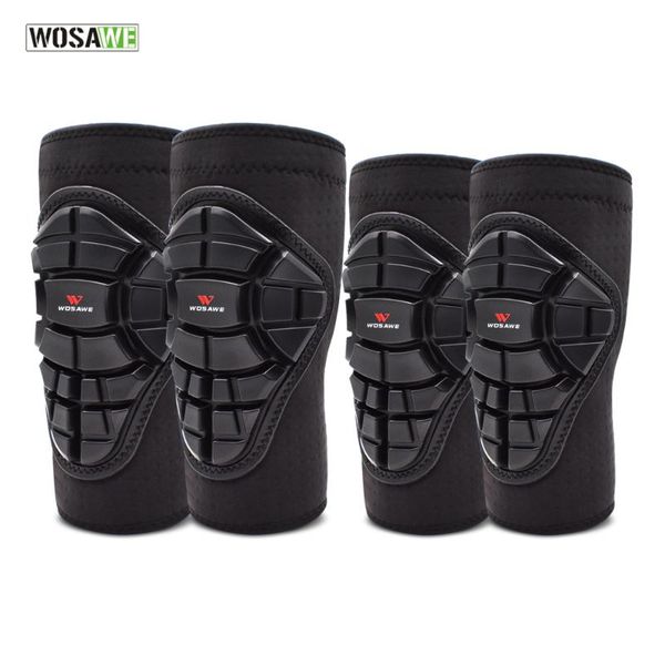 

4-14 years old children knee protector cycling skating elbow knee pads scooter skateboard kids mtb bike downhill support, Black;gray