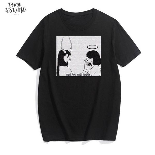

womens t shirt clothes vintage vegan tee jersey female clothing t shirt harajuku harajuku tshirts shirts short sleeve punk, White
