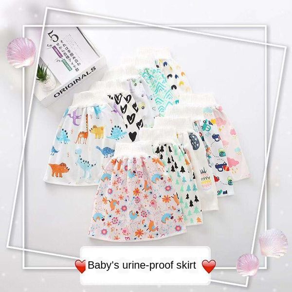 

ll1tu baby urine-proof skirt infant waterproof toilet training pants bed-proof night urine-proof artifact children's diaper diapercotto