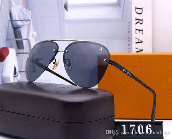 

pilot солнцезащитные очки мужчины женщины дизайнер бренда солнцезащитных очков поляризованные mens женщина моды вс очки lentes анти-усталост, Black