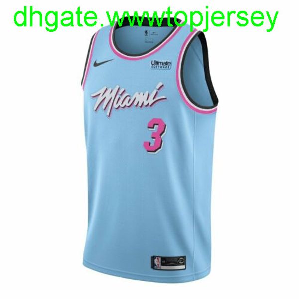 

dwyane wade #3 men's vicewave jersey - new nkvest stitched basketball jerseys, Gray