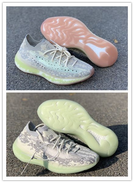 

yeezy 380 оптовая с коробкой 2020 новый белый серый ailen мужчины женщины идущие повседневная обувь на открытом воздухе тренерам высшего кач