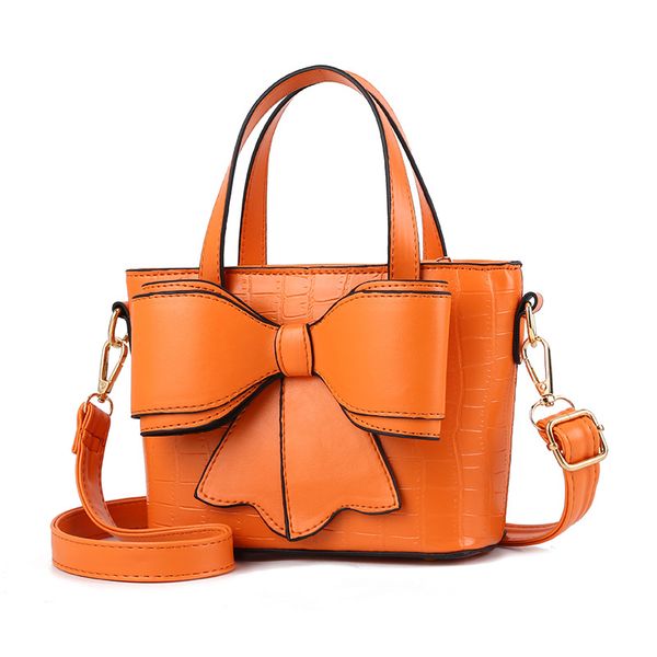 

women handbags crossbody shoulder big bow solid color wild fashion single shoulder bag pu leather women handbags bag purse
