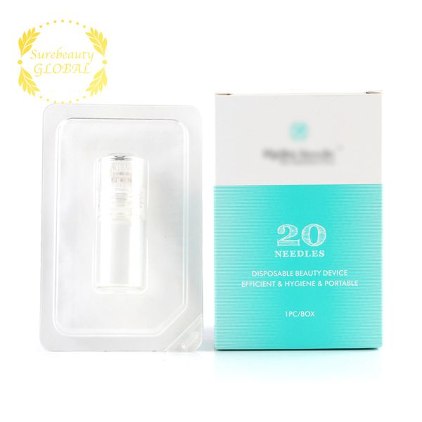 24K Derma rolo Titanium Needle Anti Aging Acne Rugas Facial elasticidade da pele eficiente dispositivo Microneedle Beauty