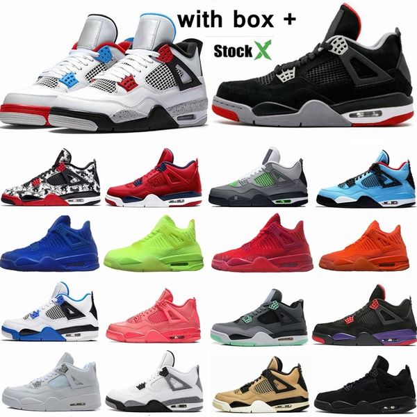 

2020 new bred white cement 4 4s iv what the cactus jack cool grey mens basketball shoes fiba mushroom men sports sneakers