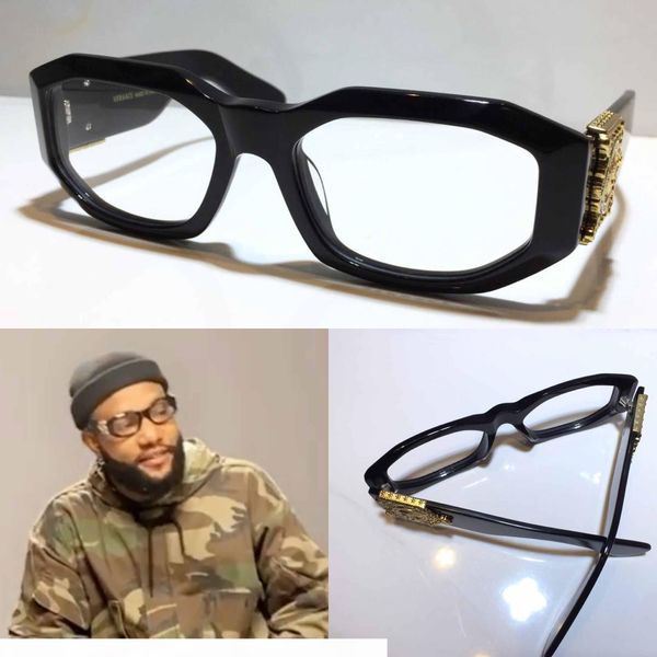 

new 2179 optical glasses for men designer fashion square frame clear lens popular summer style glasses with case 2179s, White;black