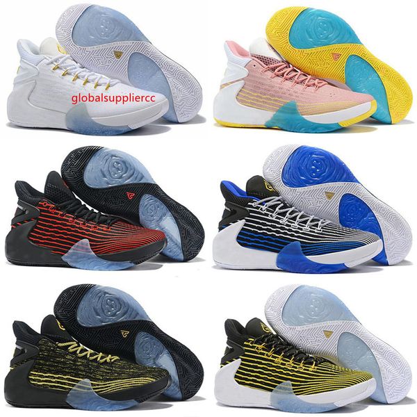 

2019 new giannis antetokounmpo greek freak 1 weave pink triple black white gold blue basketball shoes mens sneakers size 40-46, Black;green