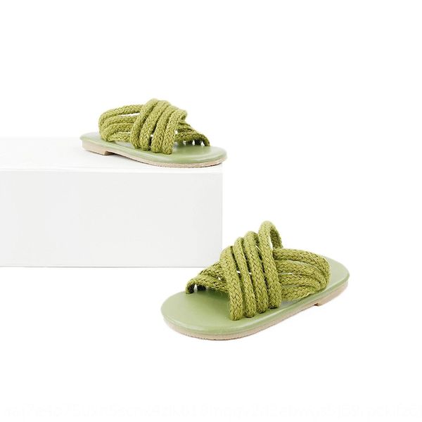 

2020 new tong xie children' shoes sandals women' beach shoes children' hemp rope sandals, Black;grey