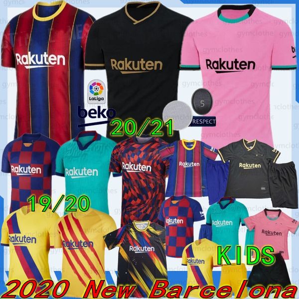 

thai 20/21 barcelona jerseys 10 messi 17 griezmann home away 9 suÃ¡rez piquÃ© soccer jerseys men+kids kits football shirt 19/20 uniforms, Black;yellow