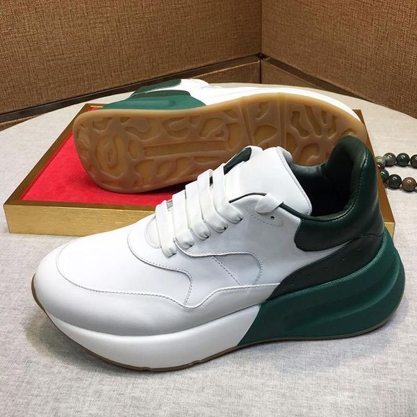 

new arrival oversized runner men 's shoes fashion sneakers luxury plus size outdoor walking footwears lace -up casual men, Black