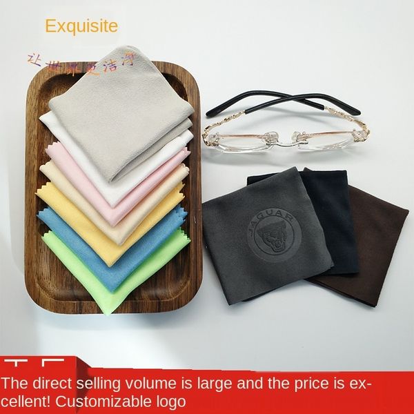 

high-grade thickened super soft suede mirror watch piano cloth watch cloth cocoa independent packaging, Blue