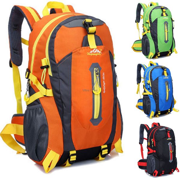 

outdoor bags 40l hiking climbing rucksacks large capacity mountaineering travel backpack men women camping trekking sports