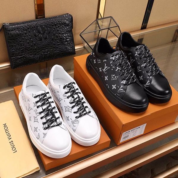 

mens shoes comfortable outdoor walking luxury designer footwears casual plus size lace -up men shoes scarpe sportive da uomo, Black