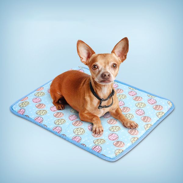 

summer pet cooling mats for dogs summer dog bed for small/medium/large dogs/cats pet cool sofa cushion mattress cat s/m/l