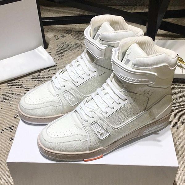 

новое прибытие trainker sneaker загрузки мужская обувь открытый walking footwears high top плюс размер мужская обувь мода кроссовки flats пл