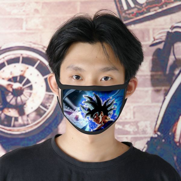 

dhl shipping dragon ball z kai 0620 cute face mask cartoon facemasks for ladies ice silk double mask masque tissu tapabocas krksi w